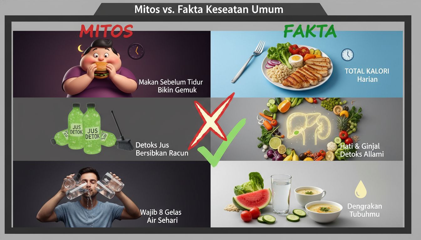 Terungkap! 7 Mitos Kesehatan yang Sering Kamu Percaya
